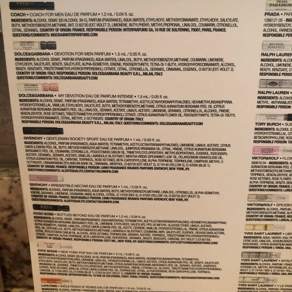 Macy’s 20pc Scent Discovery Set For Him and Her Sample Gift Set Kit - Picture 3 of 6